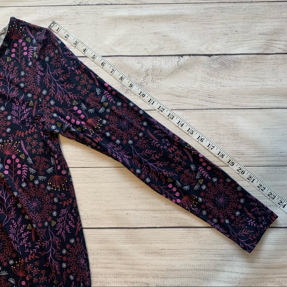 Matilda Jane New Resolution Dark Floral Stretch Long Sleeve Dress - Picture 7 of 10